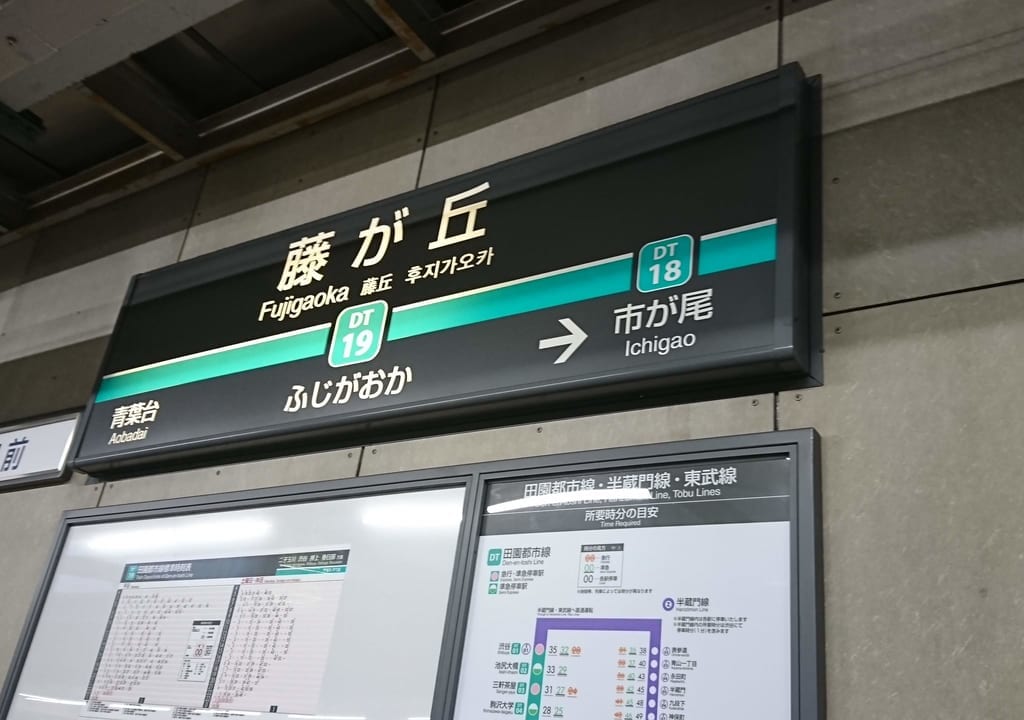 田園都市線藤が丘駅