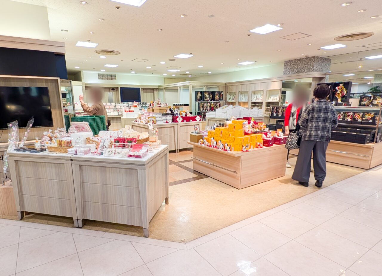 東急百貨店の迎春用品会場