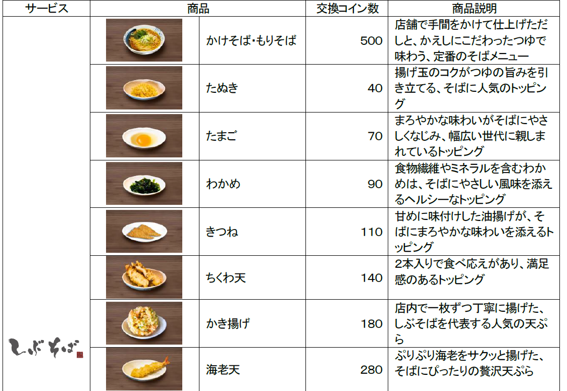 しぶそば1杯無料