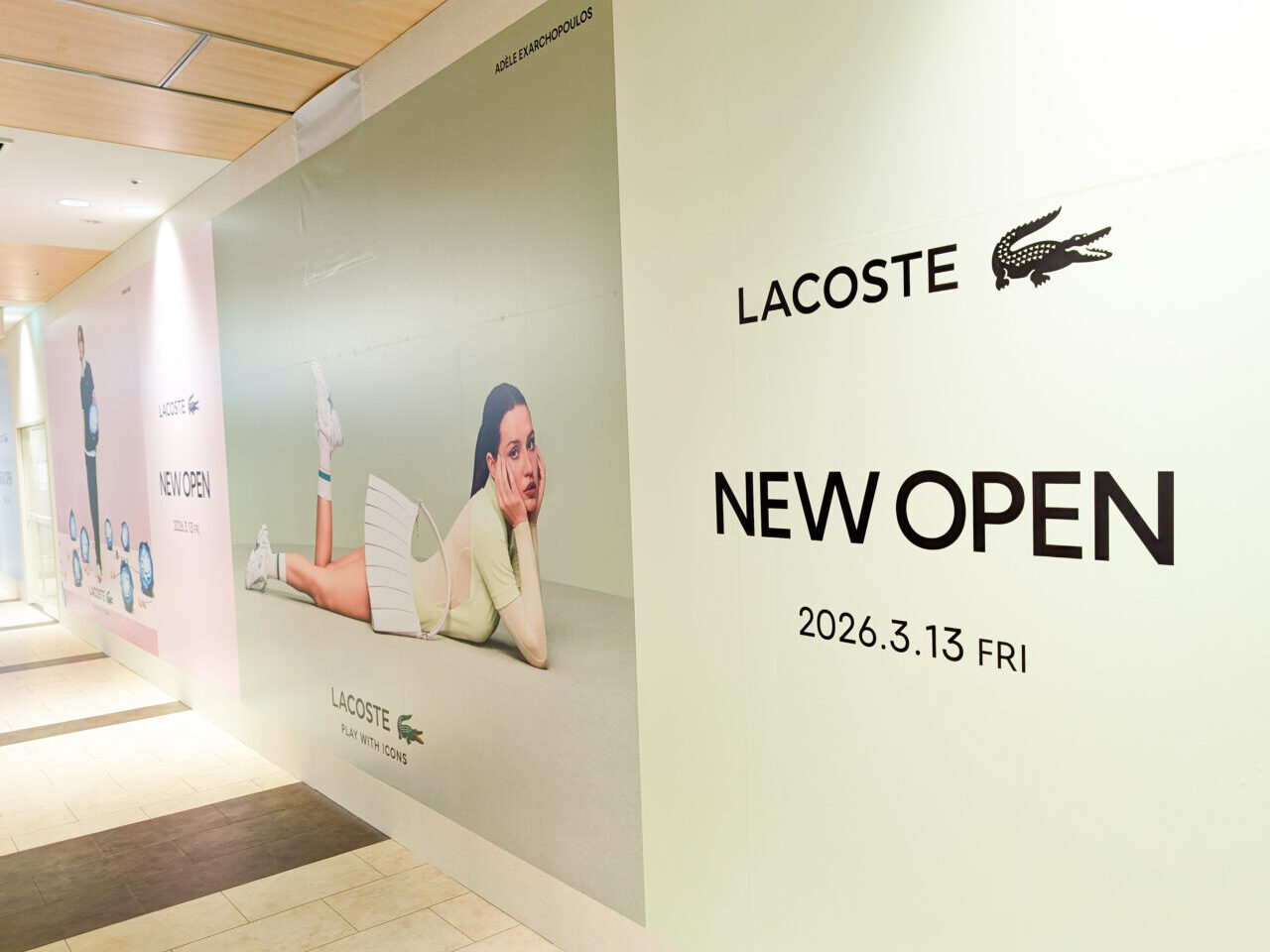 たまプラーザテラスにラコステがオープン