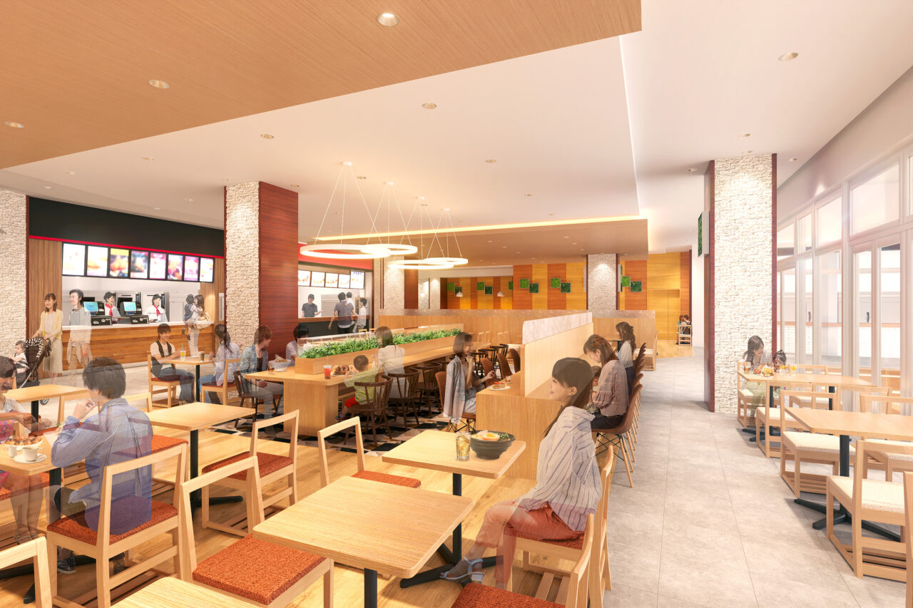 たまプラーザテラスのフードコートリニューアル