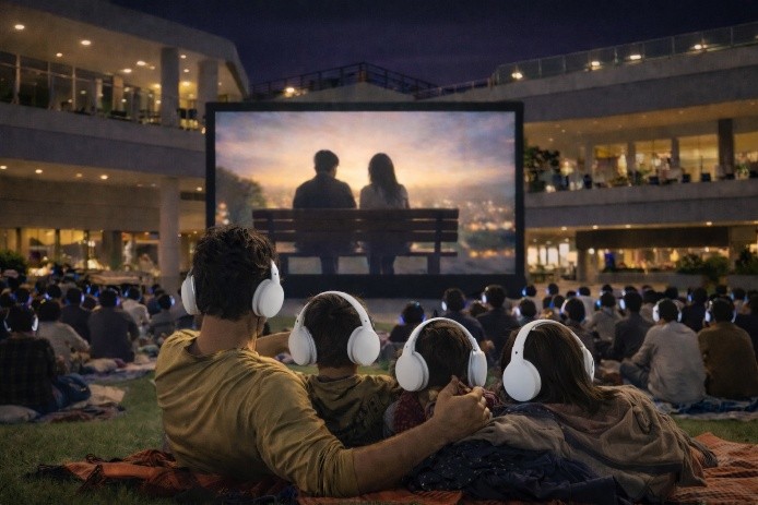 たまプラーザテラスでの上映イメージ